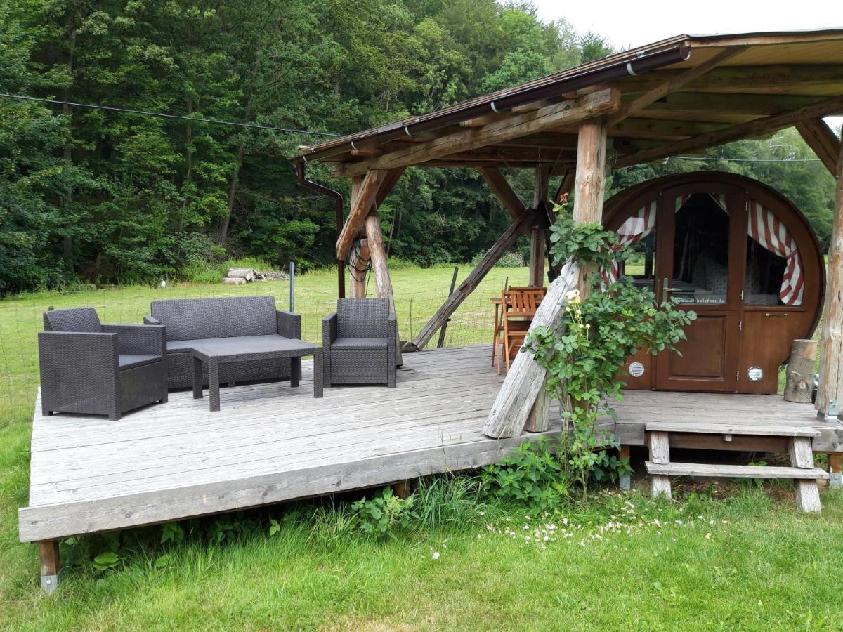 Schlummerfass An Der Bockmuehle Hohnstein Extérieur photo